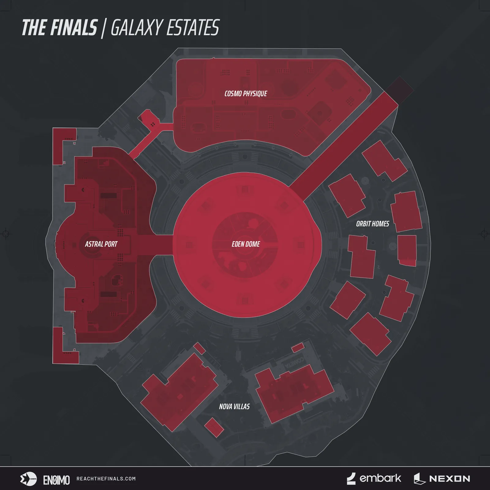 Galaxy Estates map