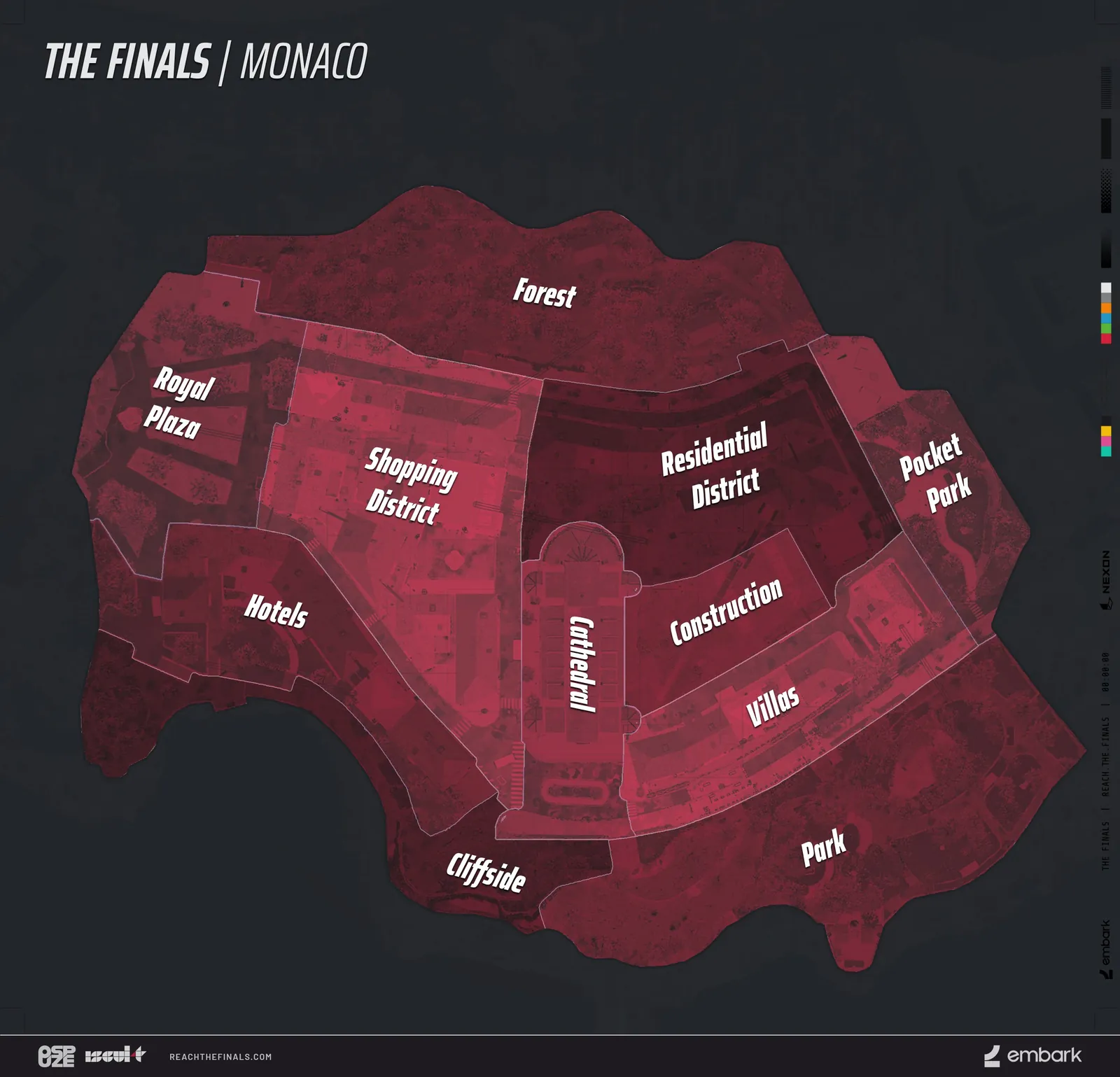 Monaco map